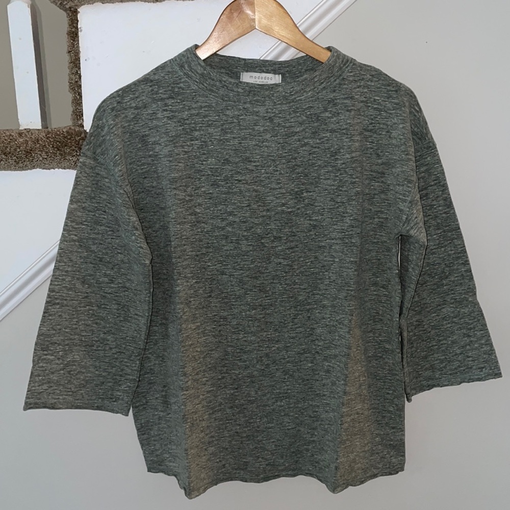 🆕 MODODOC • 3/4 Sleeve Top